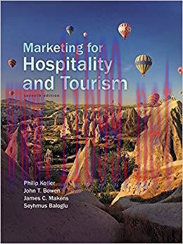 (PDF)Marketing for Hospitality and Tourism 7th Edition