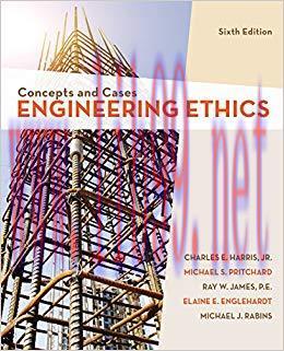 (PDF)Engineering Ethics: Concepts and Cases 6th Edition