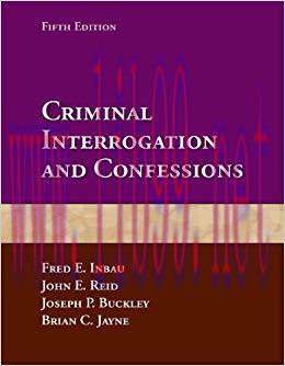 (PDF)Criminal Interrogation and Confessions 5th Edition