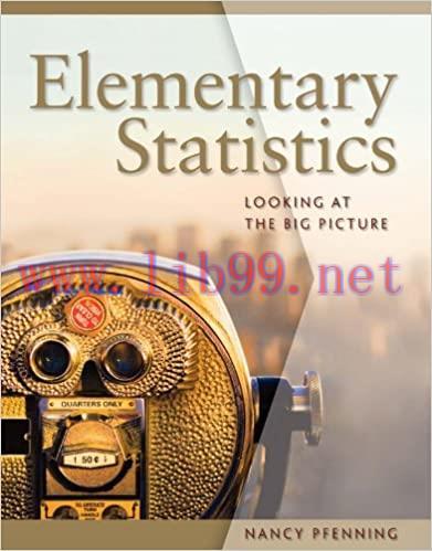 (PDF)Elementary Statistics: Looking at the Big Picture (Available 2011 Titles Enhanced Web Assign)