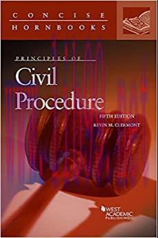 (PDF)Principles of Civil Procedure (Concise Hornbook Series)