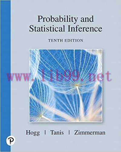 (PDF)Probability and Statistical Inference 10th Edition by Robert V. Hogg