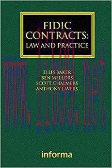 (PDF)FIDIC Contracts: Law and Practice (Construction Practice Series)