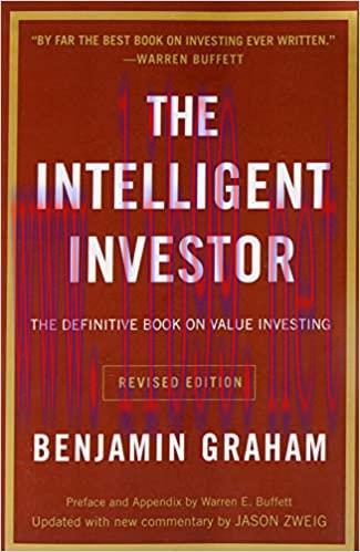 (PDF)The Intelligent Investor: The Definitive Book on Value Investing. A Book of Practical Counsel (Revised Edition)