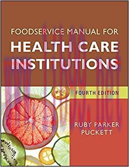 (PDF)Foodservice Manual for Health Care Institutions (J-B AHA Press Book 150)