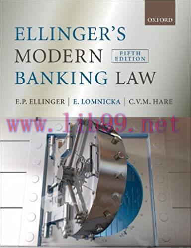 (PDF)Ellinger’s Modern Banking Law