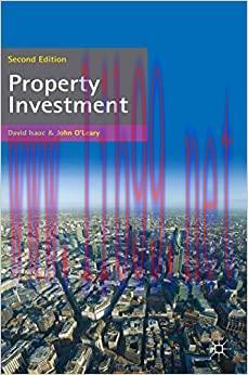 (PDF)Property Investment (Building and Surveying Series)