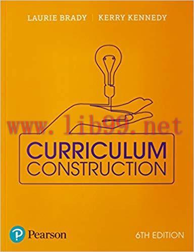 [PDF]Curriculum Construction 6th Australian Edition [LAURIE BRADY]