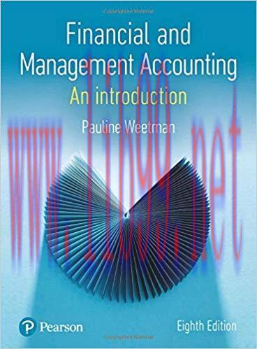 [PDF]Financial and Management Accounting 8th Edition [PAULINE WEETMAN]
