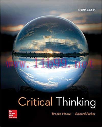 [PDF]Critical Thinking 12th Edition [Brooke Noel Moore]