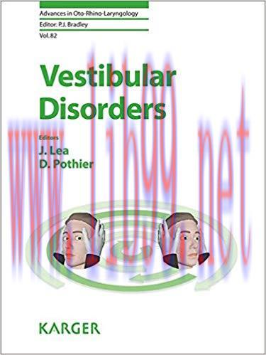 [PDF]Vestibular Disorders [J. Lea]