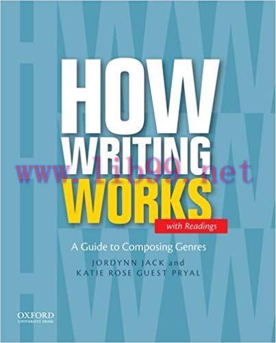 [PDF]How Writing Works A GUIDE TO COMPOSING GENRES WITH READINGS