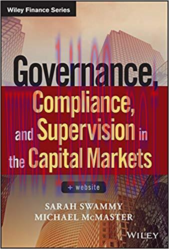 [PDF]Governance, Compliance and Supervision in the Capital Markets