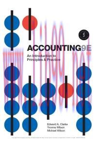 [PDF]Accounting: An Introduction to Principles and Practice, 9th Australian Edition [Edward Clarke]