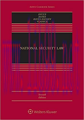 (PDF)National Security Law (Aspen Casebook Series)