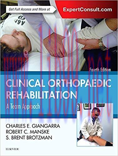 [PDF]CLINICAL ORTHOPAEDIC REHABILITATION - A Team Approach, 4th Edition