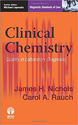 [PDF]Clinical Chemistry: Diagnostic Standards of Care 1st Edition