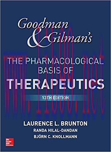 [PDF]Goodman and Gilman’s The Pharmacological Basis of Therapeutics, 13ed