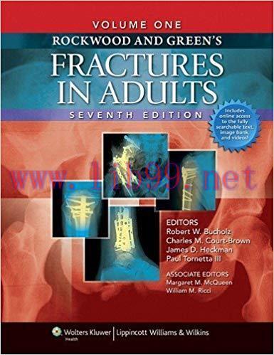 [PDF]Rockwood and Green’s Fractures in Adults, Volume 1, 7th Edition