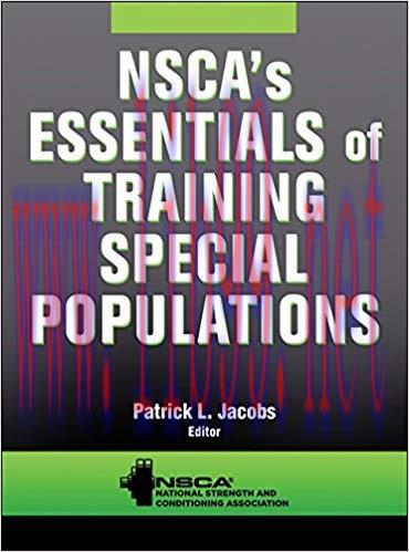 [PDF]NSCA’s Essentials of Training Special Populations