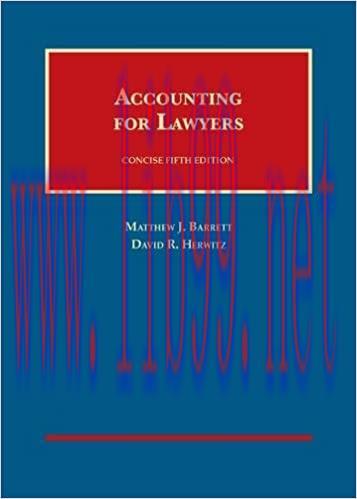 [PDF]Accounting for Lawyers, Concise 5th Edition