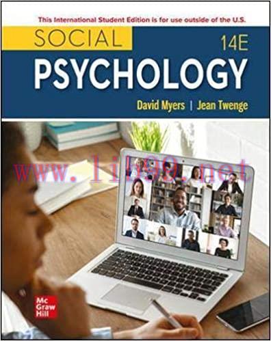 [PDF]ISE EBook Social Psychology 14th Edition [David G. Myers]