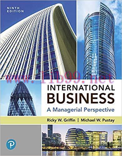 [EPUB]International Business, 9th Edition [Ricky W. Griffin]