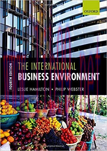 [EPUB]The International Business Environment, 4th Edition [Leslie Hamilton ]