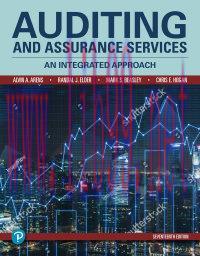 [PDF]Auditing and Assurance Services, 17th Edition [ALVIN A. ARENS]