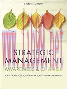 [PDF]Strategic Management Awareness and Change 8th Edition [Jonathan Scott]