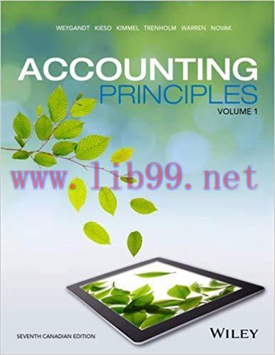 [PDF]Accounting Principles Volume 1, 7th Canadian Edition [Jerry J. Weygandt]