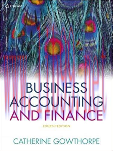 [PDF]Business Accounting and Finance, 4th Edition [Catherine Gowthorpe]