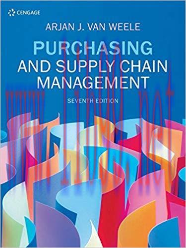 [PDF]Purchasing and Supply Chain Management 7th Edition [ARJAN J. VAN WEELE]