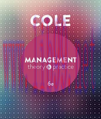 [PDF]Management: Theory and Practice, 6th Australian Edition [Kris Cole]