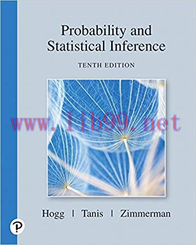 [PDF]Probability and Statistical Inference, 10th Edition [ROBERT V. HOGG]