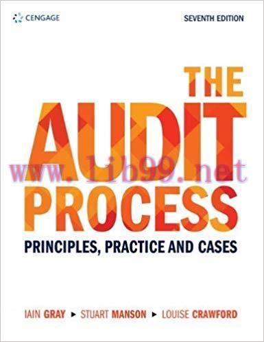 [PDF]The Audit Process PRINCIPLES, PRACTICE AND CASES SEVENTH EDITION [Iain Gray]