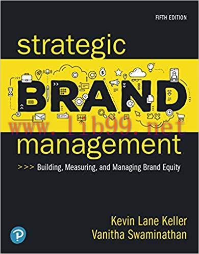 [PDF]Strategic Brand Management, 5th Edition [Kevin Lane Keller]
