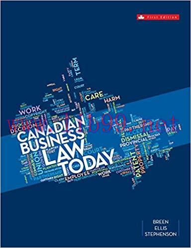 [PDF]Canadian Business Law Today Canadian Edition [Nancy Breen]