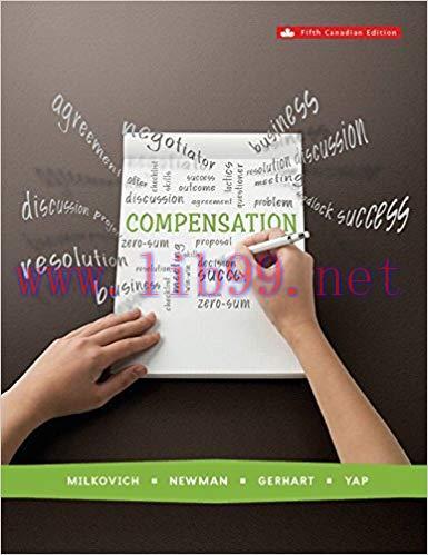 [PDF]Compensation 5th Canadian Edition [George Milkovich]