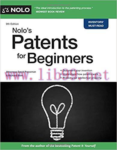[PDF]Nolo’s Patents for Beginners: Quick & Legal Nineth Edition