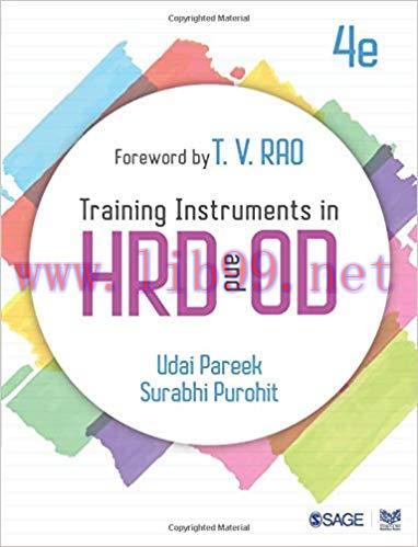 [PDF]Training Instruments in HRD and OD: Fourth Edition