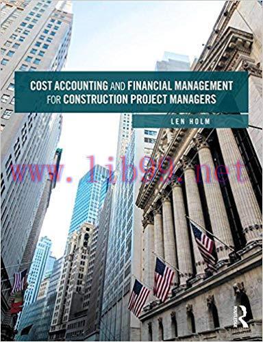 [PDF]Cost Accounting and Financial Management for Construction Project Managers