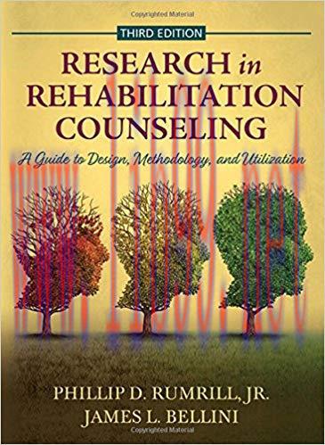 [PDF]Research in Rehabilitation Counseling - A Guide to Design, Methodology, and Utilization