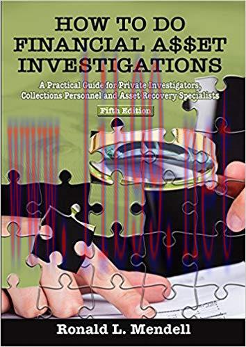 [PDF]How To Do Financial Asset Investigations, 5th Edition