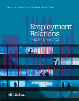 [PDF]Employment Relations: Theory And Practice 4th Australia Edition [MARK BRAY]
