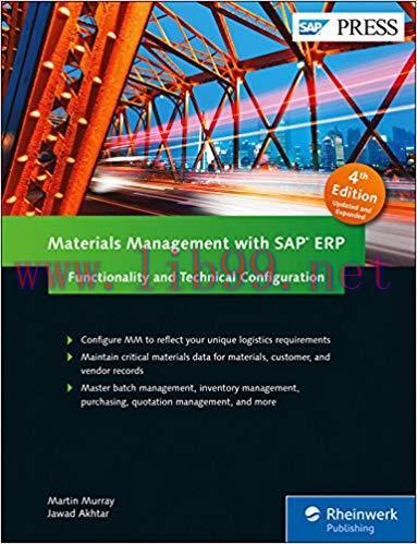 [PDF]Materials Management with SAP ERP 4th Edition