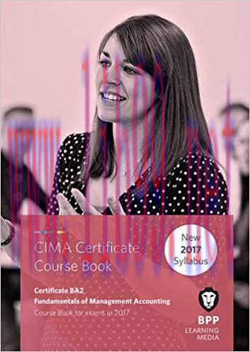 [PDF]CIMA Certificate Course Book BA1/BA2/BA3/BA4, + Exam Practice Kit, 8 Book Set 2017 [BPP]