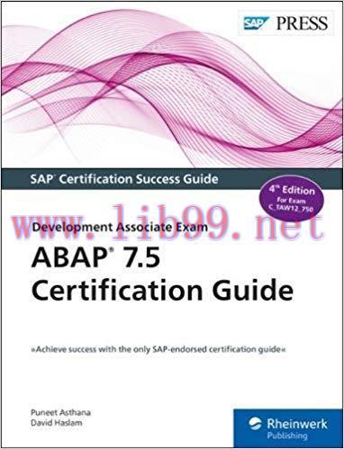 [PDF]ABAP 7.5 Certification Guide