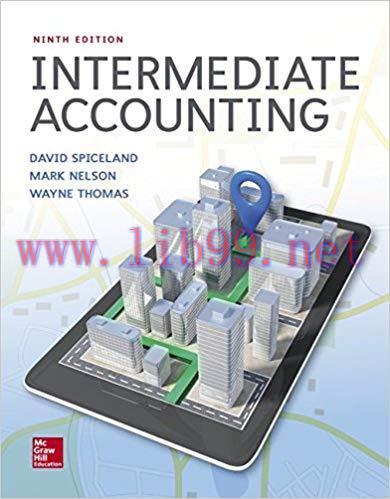 [PDF]Intermediate Accounting 9th Edition [J. David Spiceland]