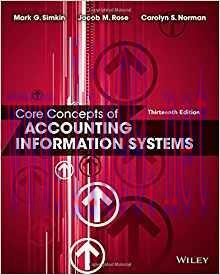 [PDF]Core Concepts Of Accounting Information Systems, 13e